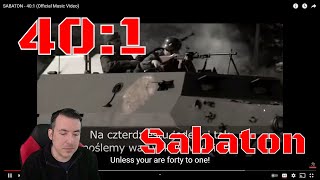 40:1 - SABATON // Historian Reaction