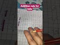 addition for kidsaddition rulesbasic additionmath additionaddition tricks for kidseasy addition