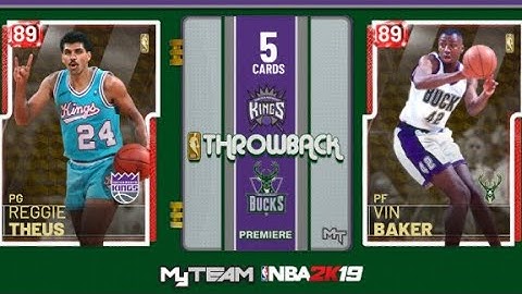 NBA 2k19 MyTeam Locker Code Throwback Pack Best Spot