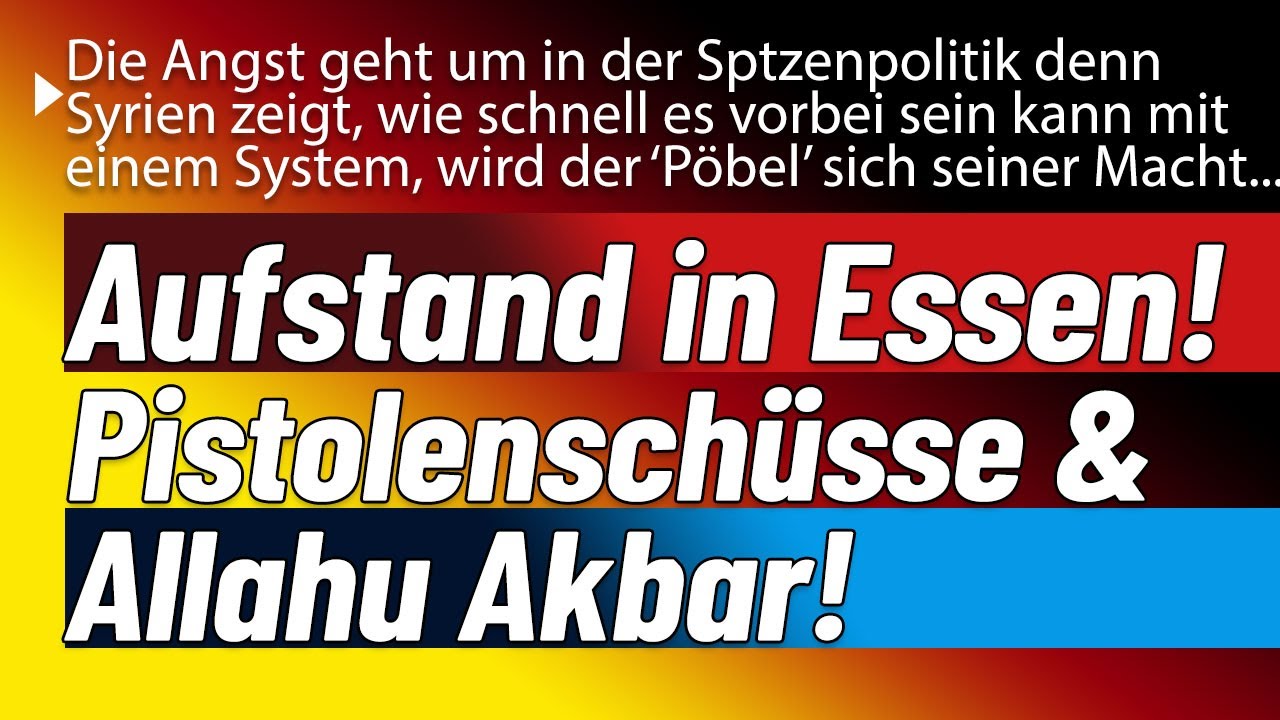 Essen bei Nacht. Junge Kalifen demonstrieren ihre Macht & 1000 Flieger gesucht für Heimreise!