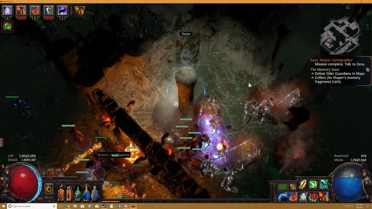 Path Of Exile Atlas of Worlds Zana map