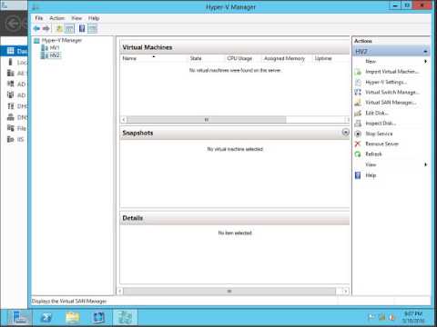 Configure Virtual Switch on Windows 2012 R2 Hyper V Step by Step