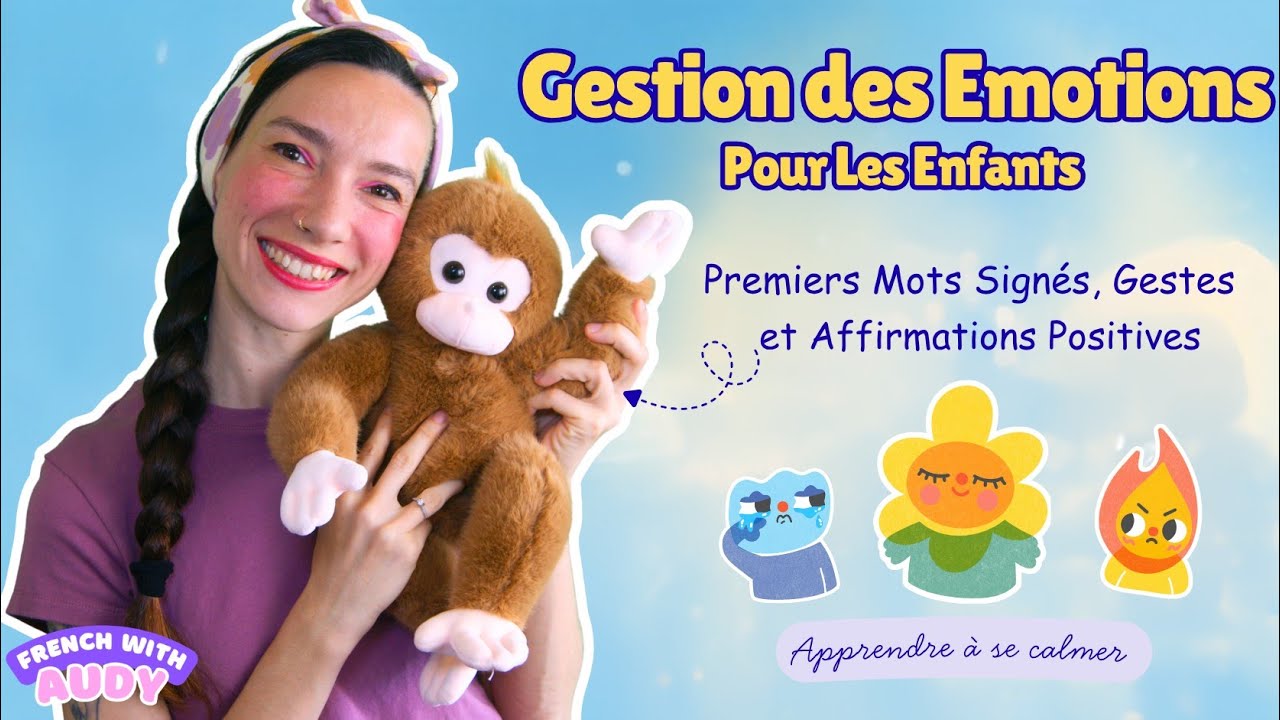 Les Émotions | Premiers Mots Signés et Gestes | Français avec Audy | Apprendre à parler - français