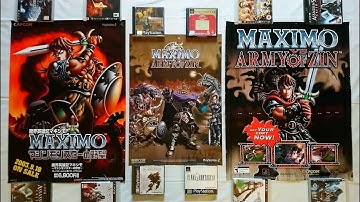Retro Video Game Promo Collection (PART 118) - Maximo vs. Army of Zin Poster (Capcom,PS2)