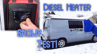 Testing a Chinese Diesel Heater on a Cold Day