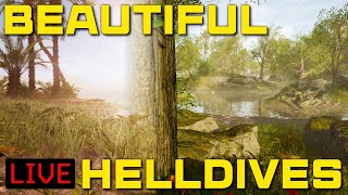 🔴 Beautiful HELLDIVES On New BIOMES! | Helldivers 2