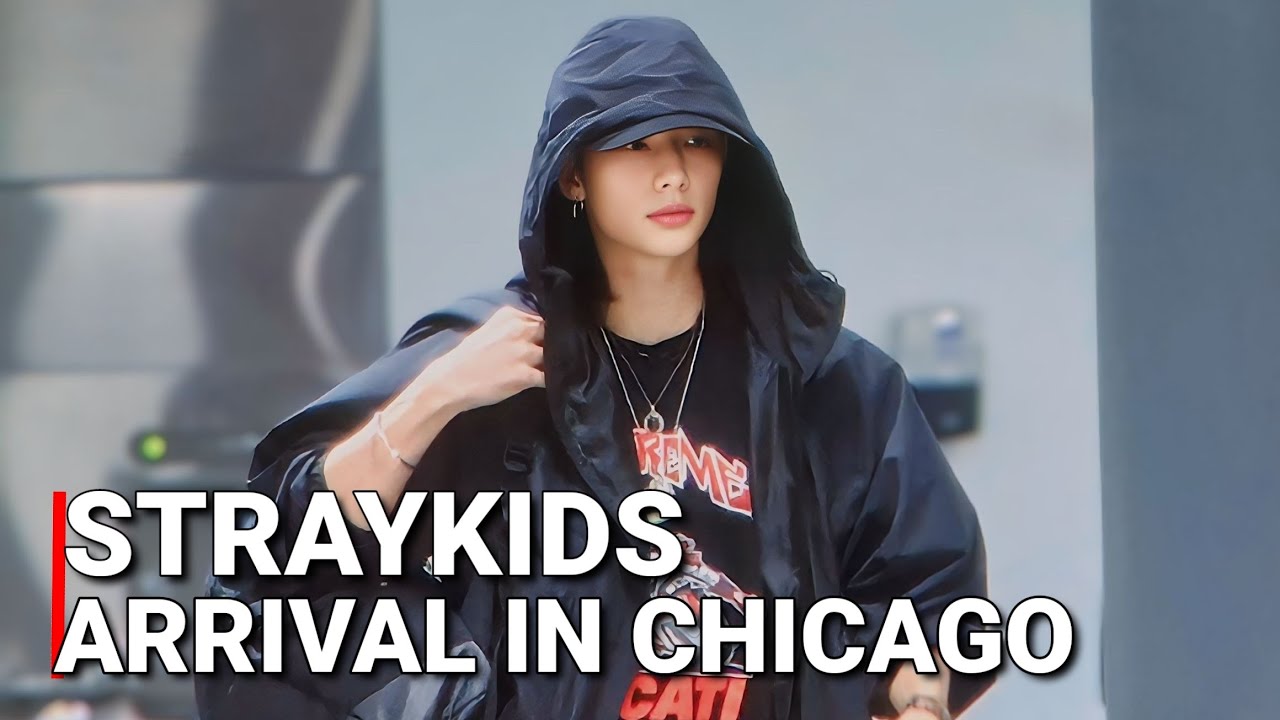 스트레이 키즈 시카고 Straykids Arrival in Chicago for Lollapalooza