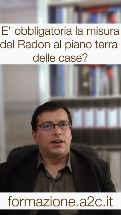 E' obbligatoria la misura del Radon al piano terra delle case?- A2C risponde in 60 secondi - #shorts