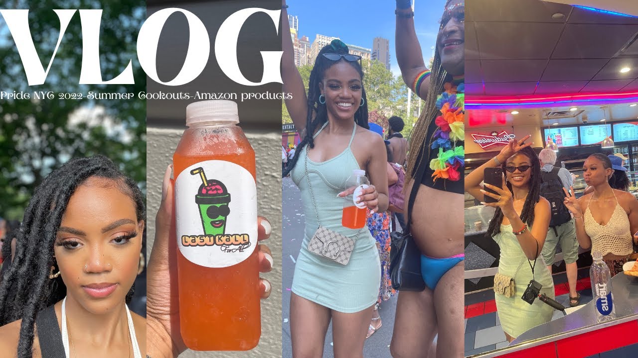 WEEKLY VLOG 4: NYC PRIDE 2022 + AMAZON PRODUCT + SUMMER COOKOUTS + ETC| X.O NÉMY VLOGS