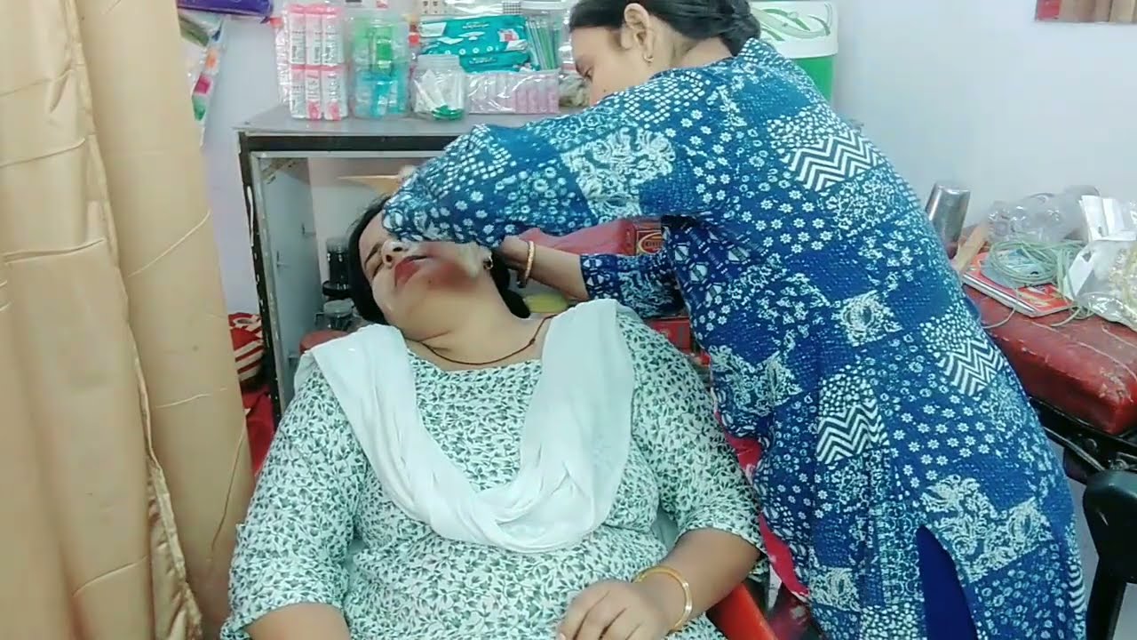 आज पहली बार देखा# face wax#कितना आसन hai  करना