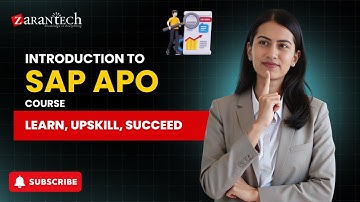 Introduction to SAP APO Course | ZaranTech