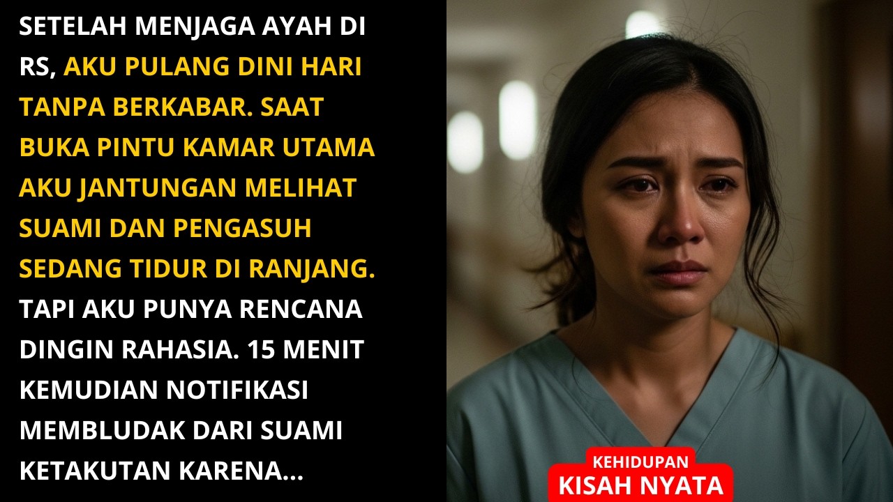 SAAT PULANG JAGA AYAH DI RS AKU MELIHAT SUAMI TIDUR DENGAN PENGASUH DI KASURKU - KUBALAS DENGAN...