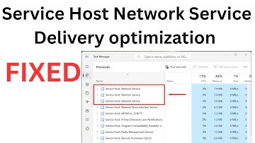 Service Host Network Service Delivery optimization how to FIX draining BANDWIDTH in background