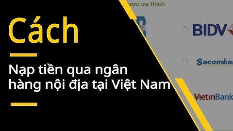 Cách nạp tiền Sàn Exness