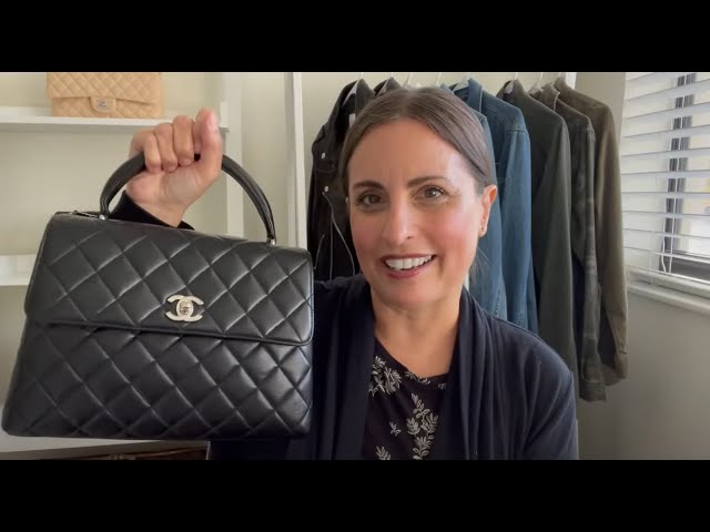 Chanel Medium Kelly Vintage Pure Caviar Leather Gold Hardware Unboxing +  Modshots + WIMB 