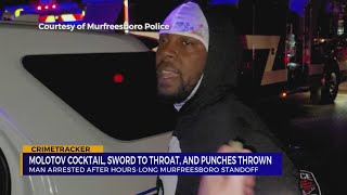 Man arrested after hours long standoff in Murfreesboro