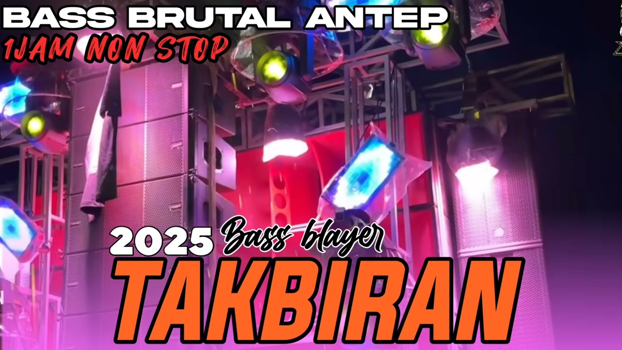 DJ TAKBIRAN MERDU TERBARU 2025 | VERSI FULL NROTOK NULOP MBEDIL BASS PALING EDAN | 1JAM NONSTOP