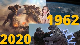 Evolución Godzilla1954 📺 2020 King of the Monsters ⏩ Godzilla contra Kong