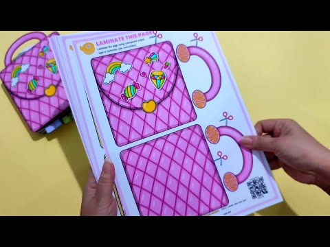 Tutorial Quiet Book Unicorn House Paper Dolls DIY @abcgame6752