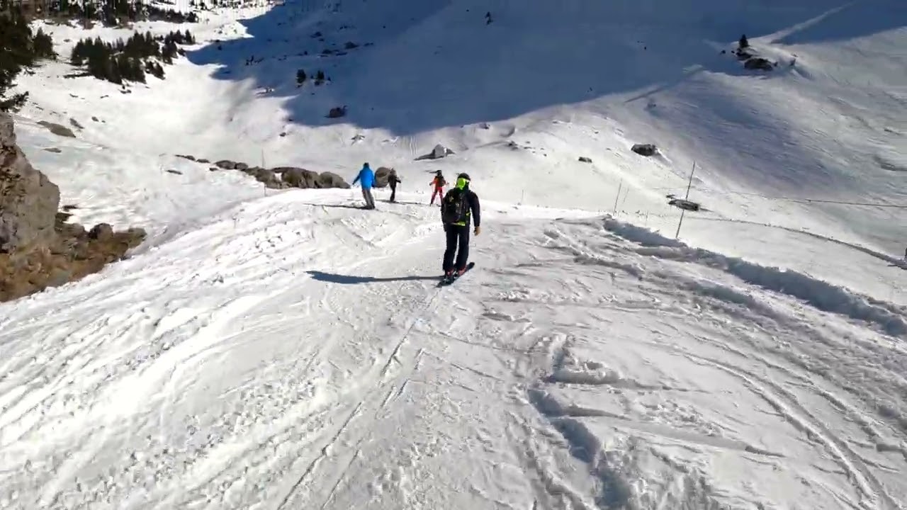 Chatel - Ski piste 29: l'Itinéraire