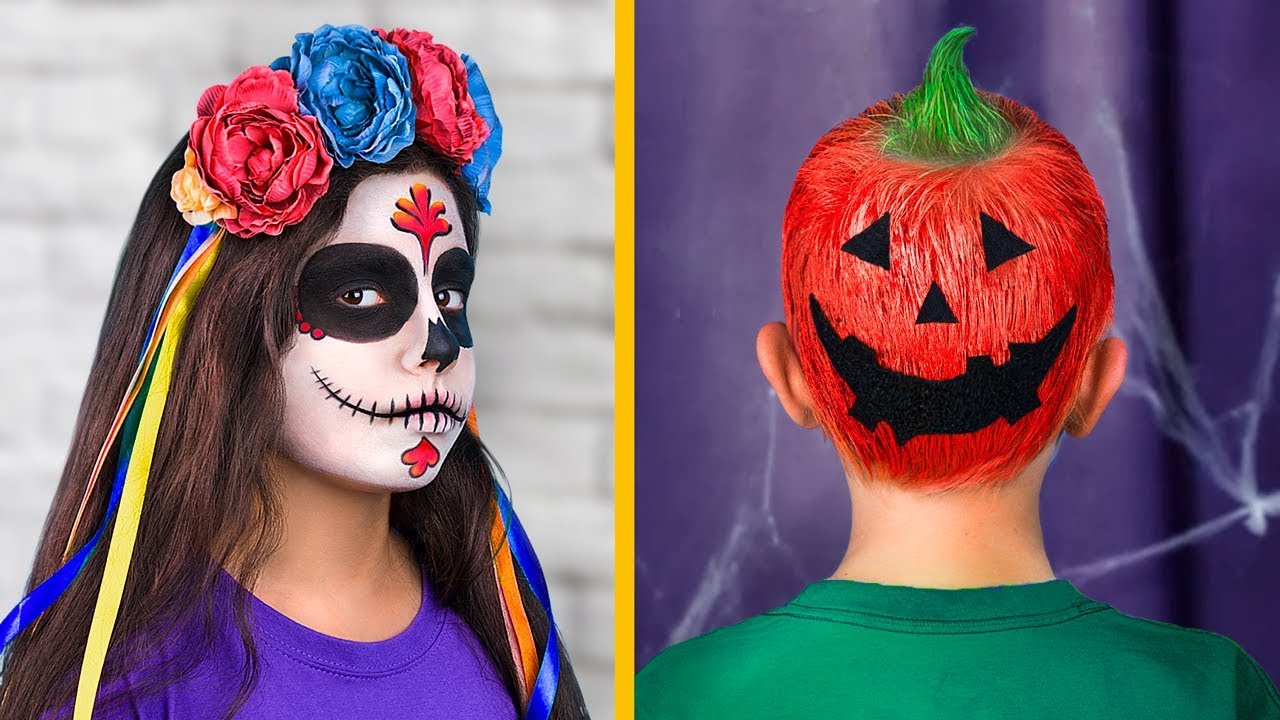 9 Peinados Lindos Para Niños  Peinados Para Halloween  YouTube