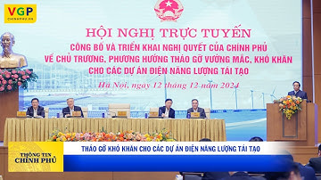 Tháo gỡ khó khăn cho các dự án điện năng lượng tái tạo