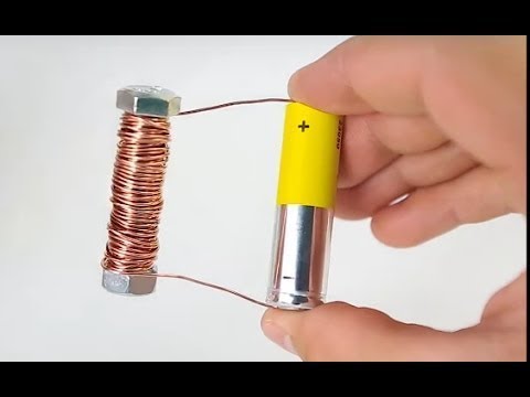 فيديو: كيفية صنع مغناطيس كهربائي