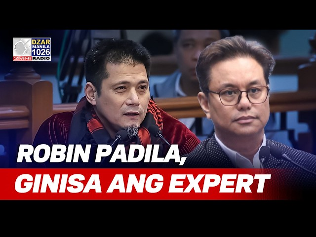 Expert witness, NAGISA sa mga tanong ni Sen. Robin Padilla