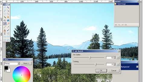 use image effects in paintnet