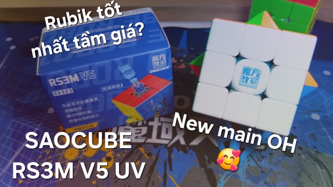 Review SAOcube RS3M V5 || No Music || #moyu#cube#toys#rs3m