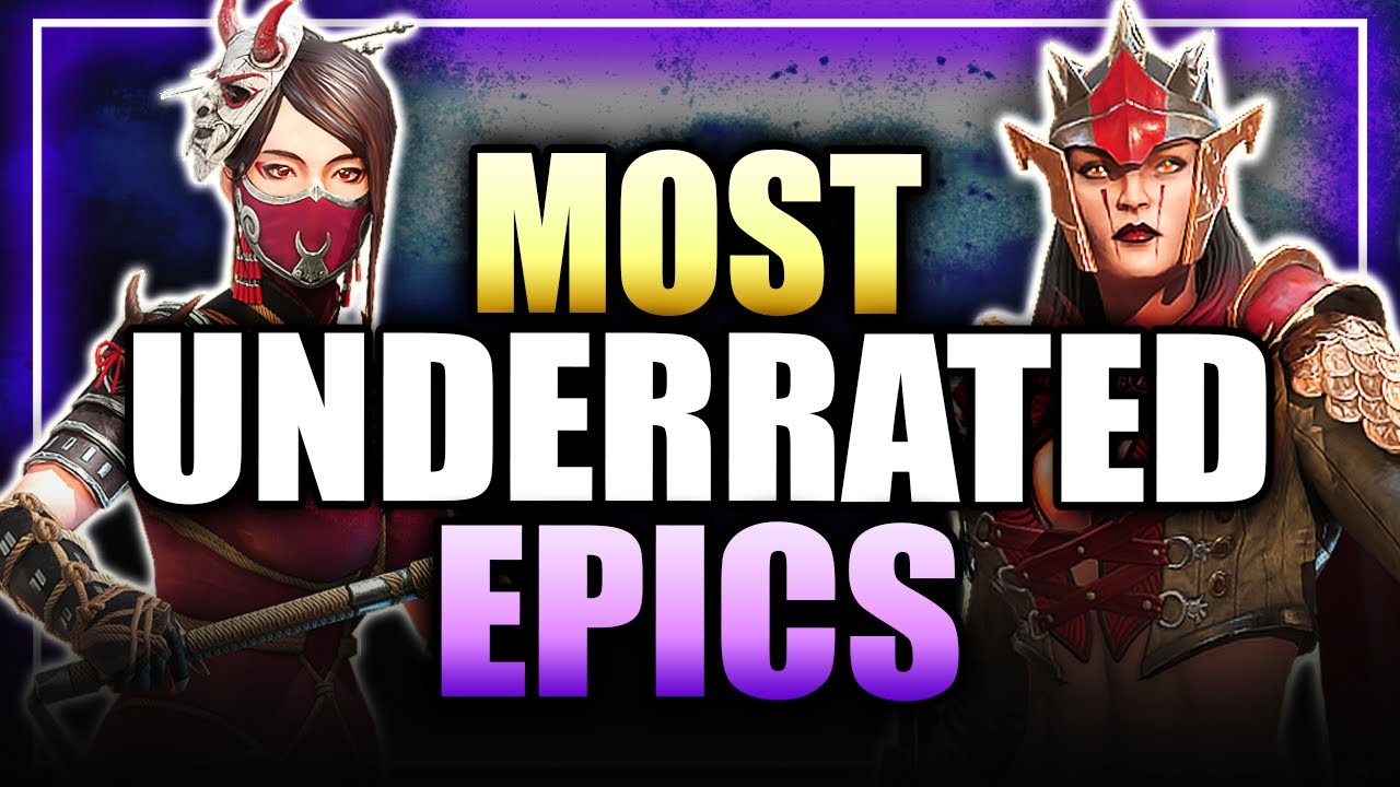 TOP 10 MOST UNDERRATED EPICS! Hidden Gems ft. @mAdCapper ⁂ Raid: Shadow Legends