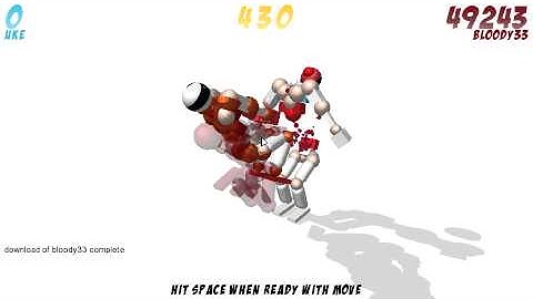 Toribash epic move!! (complete dismemberment) moves in desc.