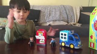 Leon's Toy Review: Lego Duplo Police Patrol and Ice Cream Truck