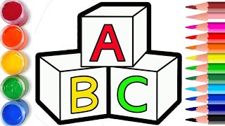 Bolalar uchun Alifbo rasm chizish/Drawing Alphabet for children/Рисование Алфавит для детей