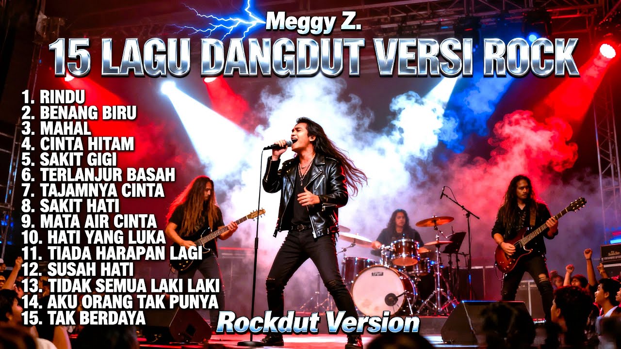 Kumpulan 15 Lagu Dangdut Meggy Z Versi Rock Metal | Rockdut Version Paling Gahar