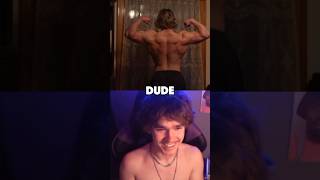 Bodybuilder trolls strangers on omegle??? gymmemes memes shredded omegle shorts ometv