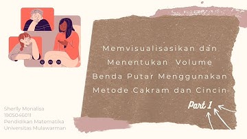 1905046011 Sherlly Monalisa - Volume Benda Putar Menggunakan Geogebra (Part 1) Metode Cakram
