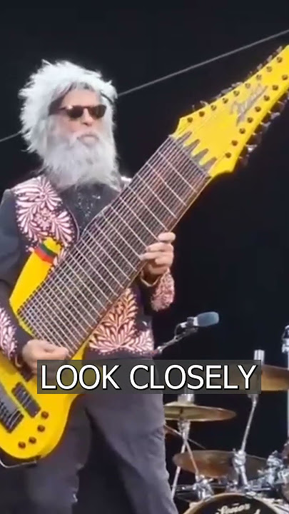 The bassist of ZZ Top uses a 17-string bass guitar