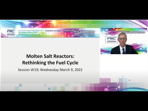 RIC 2022 W19 Molten Salt Reactors Rethinking the Fuel Cycle