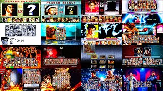 TEKKEN 1 -  8 (1994 - 2024) Evolution Of The Character Selection Screen + Announcers Voice / 4K