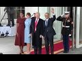 Watch the Obamas welcome the Trumps into the White House