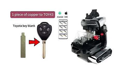 2M2 TANK 2 Pro CNC Key Cutting Machine to Copy Toyota Key Bank- EOBDTool.co.uk