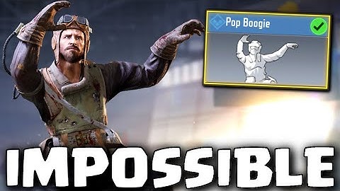 THE POP BOOGIE EMOTE is 0% CHANCE in CODM Zombies Grand Crates