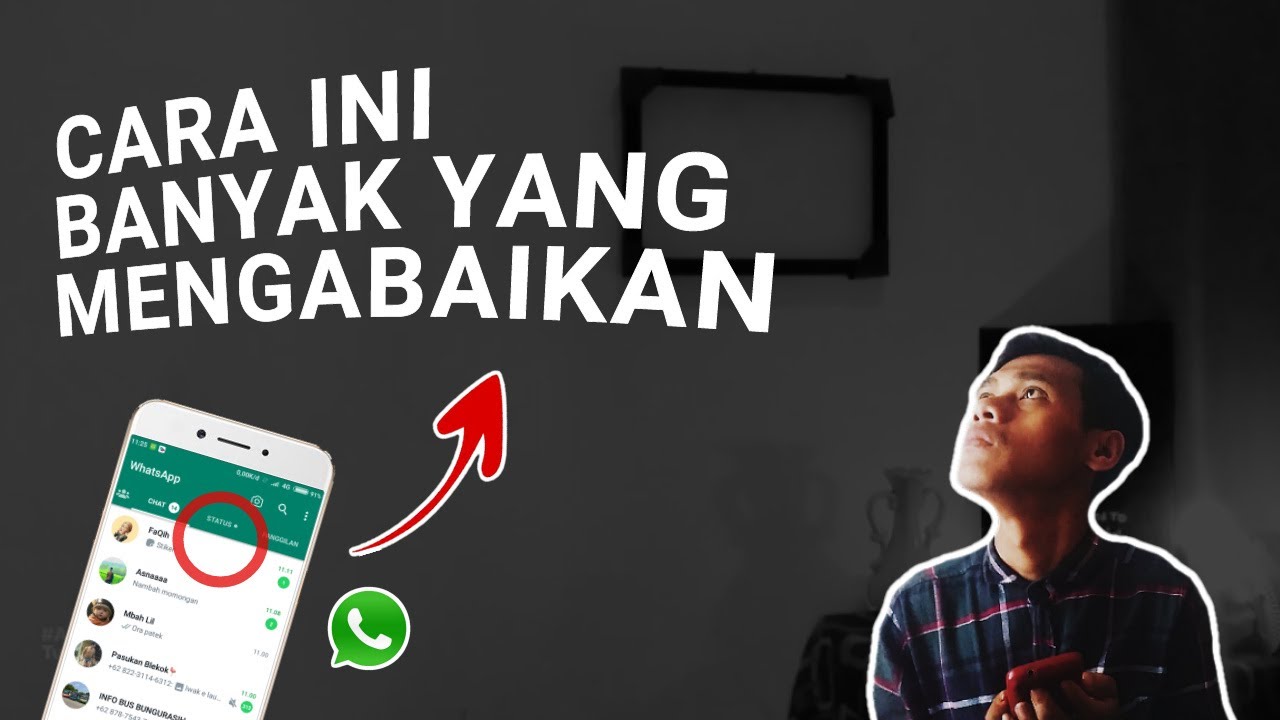 CARA MENULIS STATUS DI WHATSAPP TERBARU - ANURI OFFICIAL