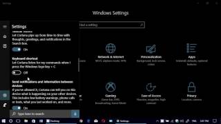Windows 10 Creators update Where are the Cortana settings and what they are