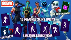 10 mejores skins epicas con los 6 mejores gestos epicos y el nuevo baile sin nombre fortnite duration 20 50 - todos los nombres de los bailes de fortnite