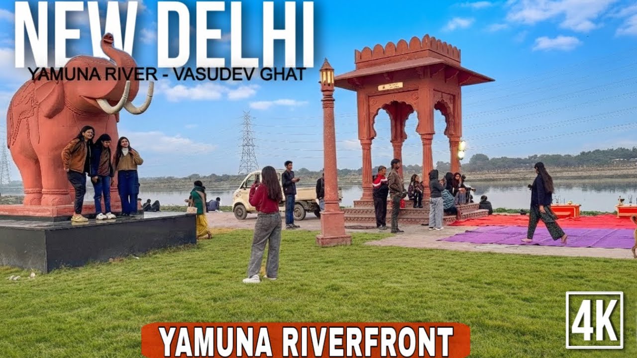 Exploring A NEWLY Opened YAMUNA's RIVERFRONT- Vasudev Ghat | New Delhi