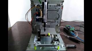 How to make mini CNC 2D plotter using scrap DVD drive, l293d motor shield & arduino