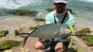 UNEXPECTED FISH Caught on This BEACH! @BrettThompsonfishing
