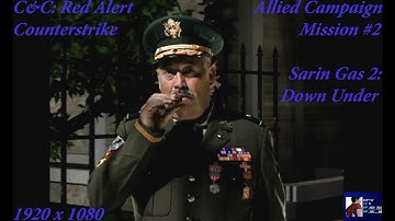 C&C: Red Alert: Counterstrike (1997) - Allied Mission #2 - Sarin Gas 2: Down Under - 1080p